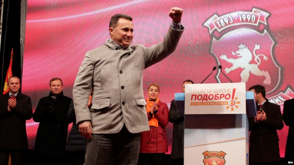 Central to the contest is former Prime Minister Nikola Gruevski's bid to regain the top post less than a year after he stepped down in the wake of major antigovernment protests.