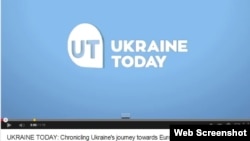 A screengrab of Ukraine Today's YouTube channel