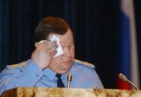 Under pressure: former Prosecutor-General Vladimir Ustinov (ITAR-TASS)