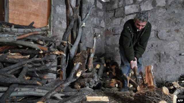 With gas prices high, many Armenians rely on firewood for heating