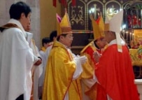 The consecration of Liu Xinhong in early May, a move that angered the Vatican (epa)