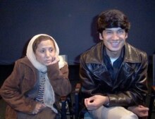 USA/Afghanistan -- Wahab, Anisa & Salimi, Mahmoud - members of the Kabul-based Exile Theater, New York, 2 Dec. 2005
