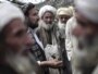Afghanistan -- Elders speak with Marjah District Governor Haji Zahir (2 L) at a shura in Marjah, Helmand Province, 09Apr2010