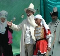 Independence Day was also celebrated at Bishkek's hippodrome (RFE/RL)