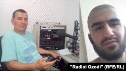 Амриддин Ватанов (слева), вернувший своего сына Фурката (справа) с пути в Сирию.