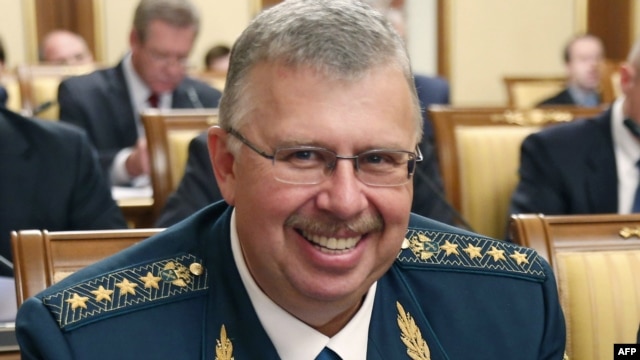 Russia -- Federal Customs Service head of the Federal Customs Service Andrei Belyaninov attends a cabinet meeting in Moscow, October 25, 2013