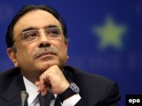 Pakistani President Ali Asif Zardari