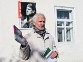 Belarusian human rights activist Ales Byalyatski is being held on tax evasion charges.