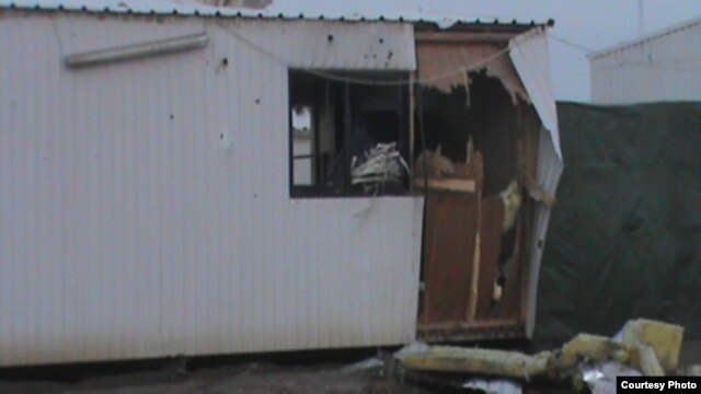 The Liberty Camp in Baghdad came under rocket and mortar attack on February 9.