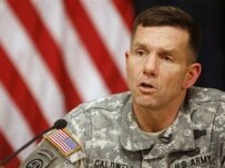 U.S. Major General William Caldwell confirmed the body was that of one of the missing soldiers (AFP)