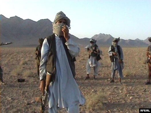 گروهی از طالبان در ولایت فراه افغانستان (عکس تزئینی است)