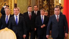 Главы некоторых постсоветских государств на саммите Евразийского союза в Москве. 19 марта 2012 года.