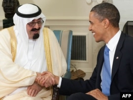 King Abullah and President Obama