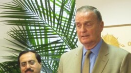 Former national security adviser U.S. General James Jones said the opening of the office was an "important moment" and "a step in the right direction."