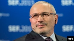 Mikhail Khodorkovsky was once Russia's richest man but is now living in exile after spending a decade in jail on what he and his supporters say were charges fabricated because of the political threat he posed to Putin.