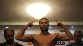 Afghan World Boxing Union champion Hamid Rahimi
