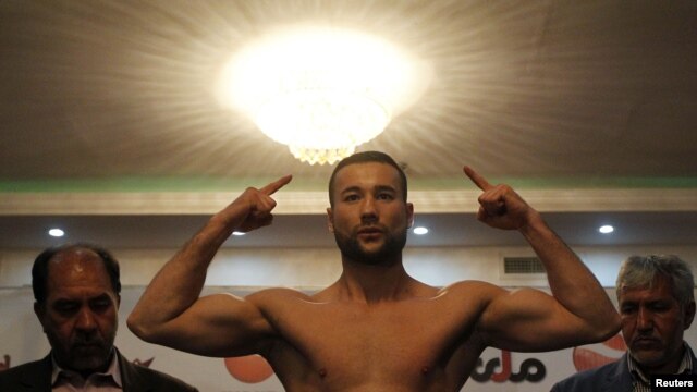 Afghan World Boxing Union champion Hamid Rahimi