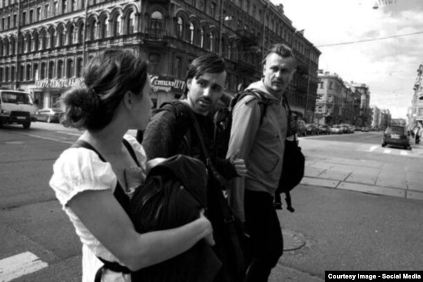 Коза, Леня и Олег в Петербурге