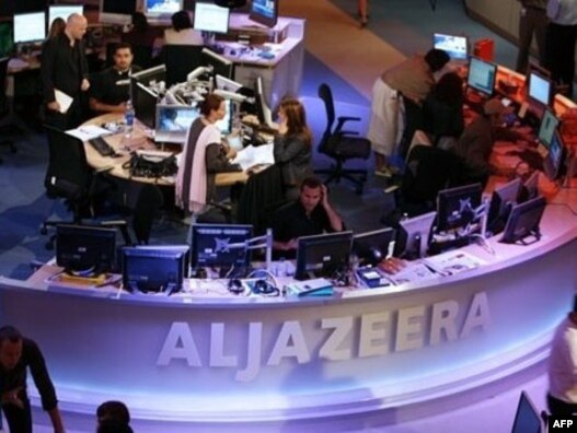استودیو اصلی شبکه تلویزیونی الجزیره در قطر