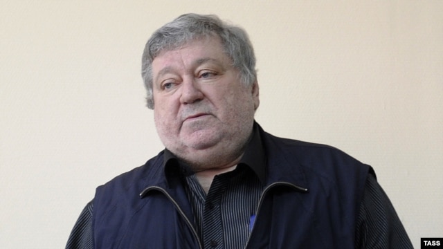 Novosibirsk State Academic Opera and Ballet Theater director Boris Mezdrich attends a court hearing in Novosibirsk on March 10.