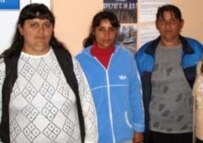 Project participants (left to right) Vladimirova, Atanassova, and Naydenova (RFE/RL)