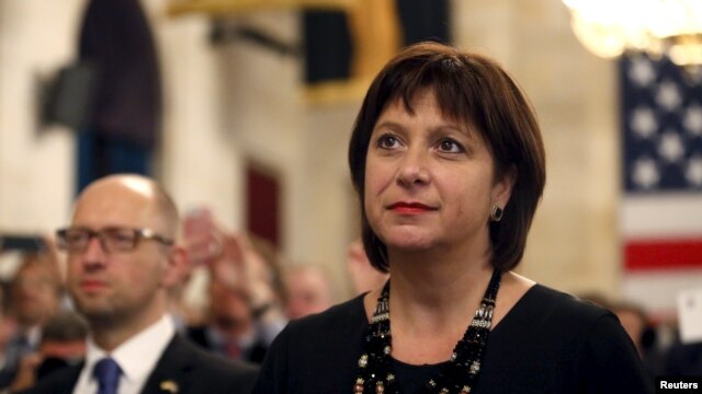 Ukrainian Finance Minister Natalie Jaresko