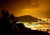 Pilgrims on the Mount of Lights outside of Mecca