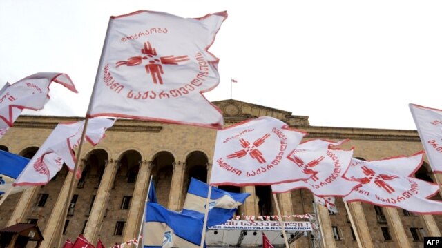 Georgia's opposition has cast doubt on the government's claims of a Russia-backed coup attempt.