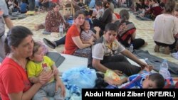 Iraq - Christians arriving in Aankawa, Erbil, 26Jun2014