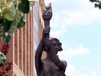 The Victims of Communism memorial (AFP)