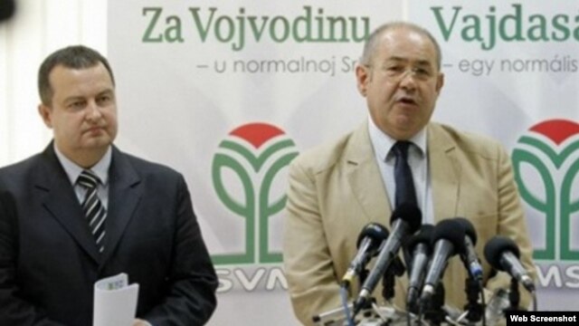 Ivica Dačić i Ištvan Pastor, 16. jul 2012.