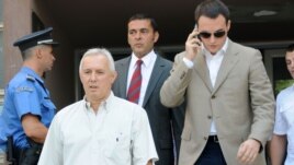 Miljan Mugoša sa advokatima, 23. jul 2012.