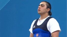 Մելինե Դալուզյանը մրցումների ժամանակ, արխիվ