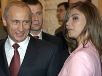 Vladimir Putin and gymnast Alina Kabayeva (ITAR-TASS)