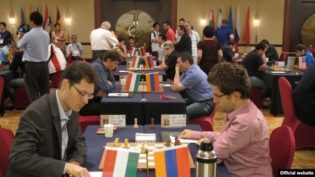 Armenia takes on Hungary at the 8th World Team Chess Championship in China on July 24.