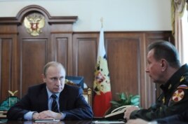 Владимир Путин и Виктор Золотов