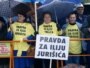 Sa prosvjeda zbog presude Iliji Jurišiću, Tuzla, oktobar prošle godine, Foto: Maja Nikolić