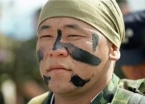 A soldier in the first joint SCO counterterrorism held in 2003 (file photo) (ITAR-TASS)