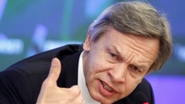 Kreu i Komitetit për Çështje të Jashtme në Dumën ruse, Aleksei Pushkov.