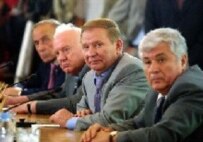 How much has GUUAM's face changed since this 2002 summit, which included (from left)Azerbaijan's Heidar Aliyev, Georgia's Eduard Shevardnadze, Ukraine's Leonid Kuchma, and Moldova's Vladimir Voronin?