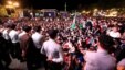 Fans celebrate in the Azerbaijani capital during Baku's hosting of the Eurovision Song Contest in May 2012.