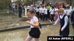 Учения по действиям при теракте в школе в Актобе. 17 сентября 2016 года.