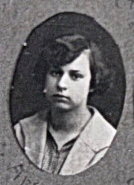 Натальля Арсеньнева – студэнтка Беларускіх курсаў у Вільні. 1921 г. БДАМЛМ