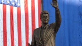 The statue unveiled