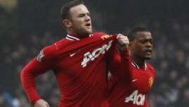 Manchester United, Wayne Rooney, 2012.