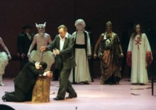 Germany -- scene from rehearsal of 'Idomeneo' at Deutsche Oper in Berlin, 13mar2006