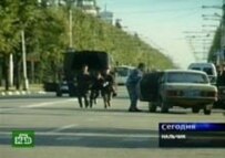 TV footage of the October Nalchik raids (AFP)