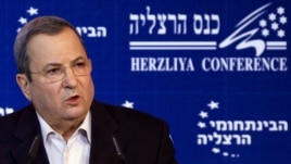 Israeli Defense Minister Ehud Barak