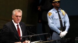 Tomislav Nikolić govori na sednici Generalne skupštine UN