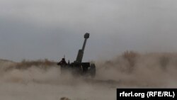 Кундуз қаласы үшін жүріп жатқан ұрыс сәті. Ауғанстан, 17 сәуір 2016 жыл.